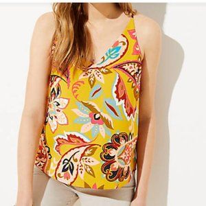 LOFT - FLORAL STRAPPY CAMI -large